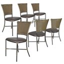 Ver imagem 1 de 6 Cadeiras Gramado Pequi Sala De Jantar Em Fibra Sintética