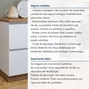 Ver mais imagens de Balcão 1 Porta 1 Gaveta com Rodapé 80 cm 100% MDF Rainha Branco/Nature