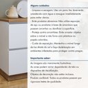 Ver mais imagens de Balcão 1 Porta 1 Gaveta com Rodapé 80 Cm 100% Mdf Rainha