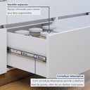 Ver imagem 6 de Balcão 1 Porta 1 Gaveta com Rodapé 80 cm 100% MDF Rainha Branco/Nature