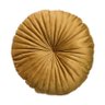 2 Almofadas Redondas Rendy em Veludo Várias Cores Cor:terracota e Mostarda - 5