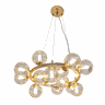 Pendente Halo French Gold e Conhaque (d)56cm (a)24cm 15xg9 300w - 2