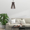 Ver imagem 2 de Luminária Teto tipo Pendente HAVANA MDF - Completa - Cor: Marrom