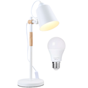 Ver imagem 1 de Luminária de Mesa 57cm Retrô Escandinava Articulada Metal Madeira Gimpo Kjtd-687 + 1 Lâmpada 12w Led