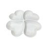 Petisqueira Coração 4 Divisórias Petisco Melamina 27cm - 1