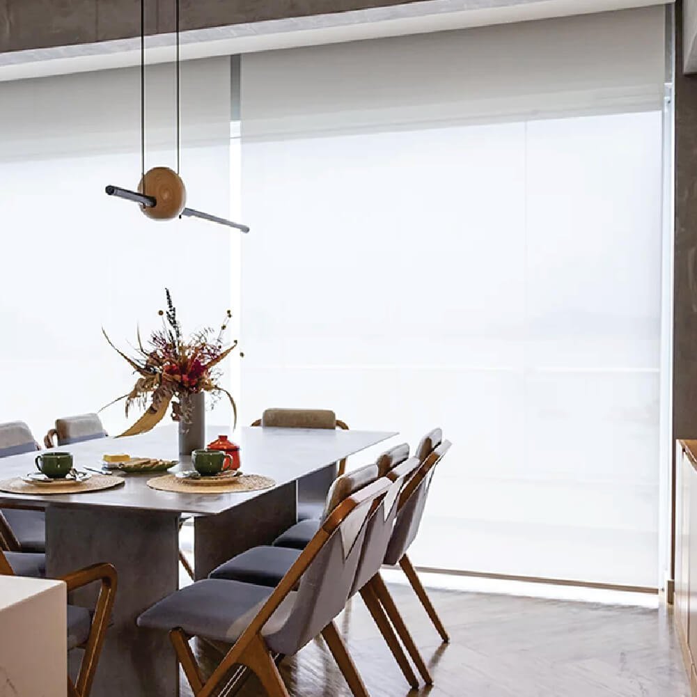 Persiana Rolo Screen 3% Branco - 2,00m x 2,20m - 3