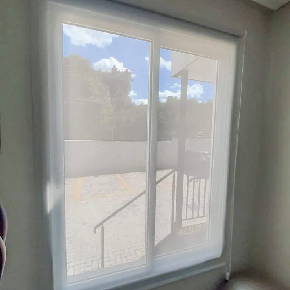 Persiana Rolo Screen 3% Branco - 2,00m x 2,20m - 2