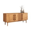 Ver imagem 7 de Balcão Buffet Decorativo Hall de Entrada 3 Portas Freijó Tecca Idimex