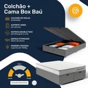 Ver imagem 6 de Cama Box Baú Queen com Colchão de Molas Ensacadas Double Comfort 158198x62cm