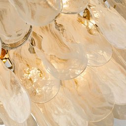 Lustre Pendente Nordecor Velle 2950 60cm Dourado Fosco E14 Bivolt - 3 Lustre Pendente Nordecor Velle 2950 60cm Dourado Fosco E14 Bivolt - 3