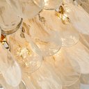 Ver imagem 3 de Lustre Pendente Nordecor Velle 2950 60cm Dourado Fosco E14 Bivolt