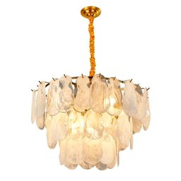 Lustre Pendente Nordecor Velle 2950 60cm Dourado Fosco E14 Bivolt - 5 Lustre Pendente Nordecor Velle 2950 60cm Dourado Fosco E14 Bivolt - 5
