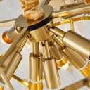 Ver imagem 4 de Lustre Pendente Nordecor Velle 2950 60cm Dourado Fosco E14 Bivolt