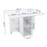 MESA COSTURA DOBRÁVEL M239.2021.B (COSTUREIRA) MUNDI MOVEIS - 2