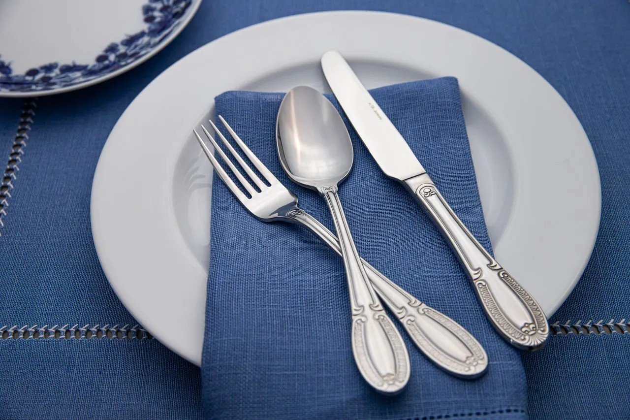 Faqueiro 101 pcs em Prata Venetian - St James - 2