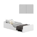 Ver imagem 4 de Minicama Montessoriana com Colchão Incluso e Mesa de Cabeceira 2 Portas Multimóveis Mp4192 Branca
