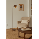 Ver imagem 1 de Luminária de Piso Abajur Chão Penelope Marrom Cortem