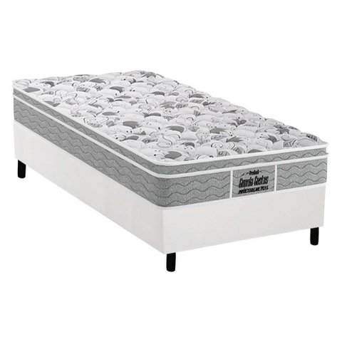Cama Box Solteiro: Colchão Espuma Probel D45/EP Anatômico Guarda Costas Próextreme Plus + Base CRC C