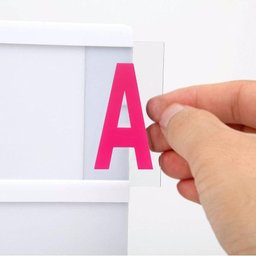 Cartela Extra 96 Letras Coloridas Números para Letreiro Led Light Box - 4