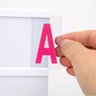 Cartela Extra 96 Letras Coloridas Números para Letreiro Led Light Box - 4