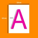 Ver imagem 5 de Cartela Extra 96 Letras Coloridas Números para Letreiro Led Light Box