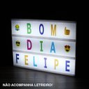 Ver imagem 3 de Cartela Extra 96 Letras Coloridas Números para Letreiro Led Light Box