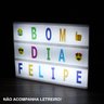 Cartela Extra 96 Letras Coloridas Números para Letreiro Led Light Box - 3