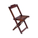 Ver imagem 4 de Kit 10 Jogos de Mesa com 4 Cadeiras de Madeira Dobrável 60x60 Ideal para Bar e Restaurante - Imbuia