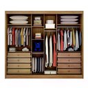 Ver imagem 2 de Guarda Roupa Sollo 3 Portas 8 Gavetas Cor:Cumaru Fendi