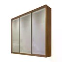 Ver imagem 1 de Guarda Roupa Sollo 3 Portas 8 Gavetas Cor:Cumaru Fendi