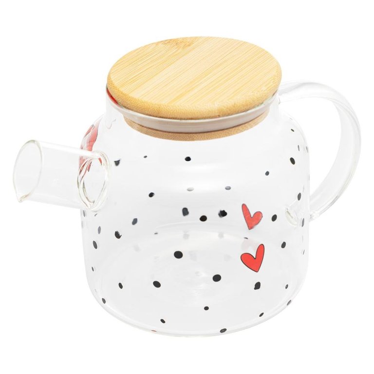 Chaleira Wolff Heart de Vidro Borossilicato 600ml Chaleira Wolff Heart de Vidro Borossilicato 600ml