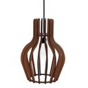 Ver imagem 1 de Luminária Teto tipo Pendente COPAN MDF - Completa - Cor: Marrom
