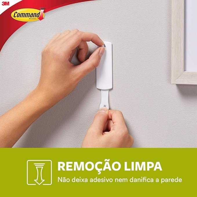 Suporte para Quadros Grande 2,3 Kg Branco Command 3m - 5