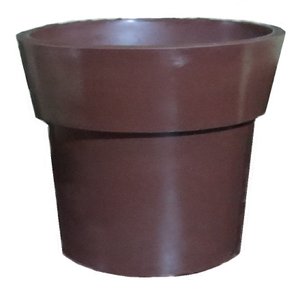 Vasos Plantas Frutífera hortaliças 60x70 Ibiza Polietileno - MARROM CAFE 003
