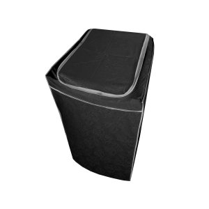 Capa para Maquinas Lavar Cônsul 15kg e 16kg com Zíper Preta