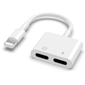 Cabo adaptador pra Fone Duplo Carregador e Fone Otimo