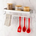 Ver imagem 3 de Organizador De Cozinha Suspenso Gourmet Gavião Pingoo.casa - Prata