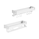 Ver imagem 1 de Organizador De Cozinha Suspenso Gourmet Gavião Pingoo.casa - Prata