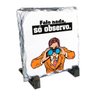Quadro De Pedra Falo Nada Só Observo Meme Engraçado - 1
