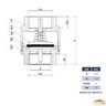 Válvula De Retenção Vertical/horizontal 1.1/4 Ivm Italy - 3