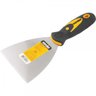 Espátula Lisa 4" 10,1 Cm Lâmina Aço Cabo Anatômico Emborrachado Vonder Massa Corrida Pedreiro - 1