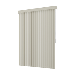 Persiana Vertical em Pvc com Bando Crisdan Largura 1,40 X 2,20 Altura Cinza - 2