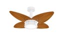 Ver imagem 1 de Ventilador de Teto Aspen LED Venti-delta 3000k Branco 4Pás Freijó 220V+Controle