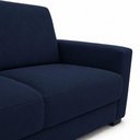 Ver imagem 5 de Sofá Namoradeira 3 Lugares 200cm Azul Suede Black House Decor