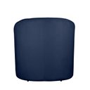 Ver imagem 5 de Kit 2 Poltrona Decorativa Recepção Sala de Estar Lara Veludo Cor:marinho