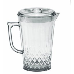 Jarra Acrílico 1 Litro com 4 Copos Suco Agua Bebida Branco - 2