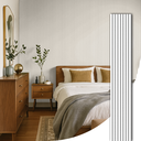 Ver imagem 1 de Painel Ripado Acústico Branco Madeira Natural Ikara - 270x32cm