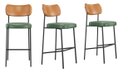 Ver imagem 1 de Kit 03 Banquetas Media Melissa Bar Cozinha Verde/whisky