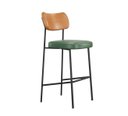Ver imagem 2 de Kit 03 Banquetas Media Melissa Bar Cozinha Verde/whisky