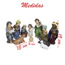 Ver imagem 2 de Decoração Natal Enfeite Presépio Baby Natalino Resina 11 Peças